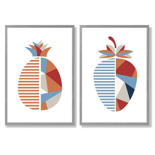 Ensemble d'Art Géométrique Fraises et Ananas 5
