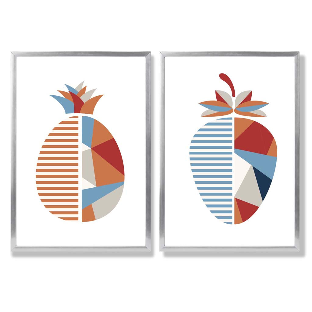 Ensemble d'Art Géométrique Fraises et Ananas 9