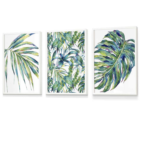 Ensemble d'Art Mural Botanique pour Décoration Intérieure 1