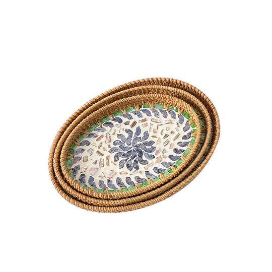 Ensemble d'Assiettes de Service pour Femmes Artistiques 8