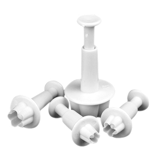 Ensemble d'Emporte Pièces Fleurs de Prunier pour Pâtisserie, 4 Motifs Variés 2