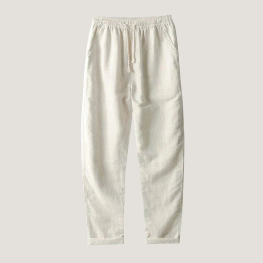 Ensemble d'Été Homme Lin Boutonné Manches Courtes 5