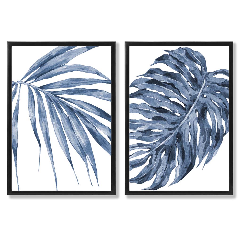 Ensemble d'Impressions d'Art Aquarelle Monstera Papyrus pour Décoration Intérieure 0