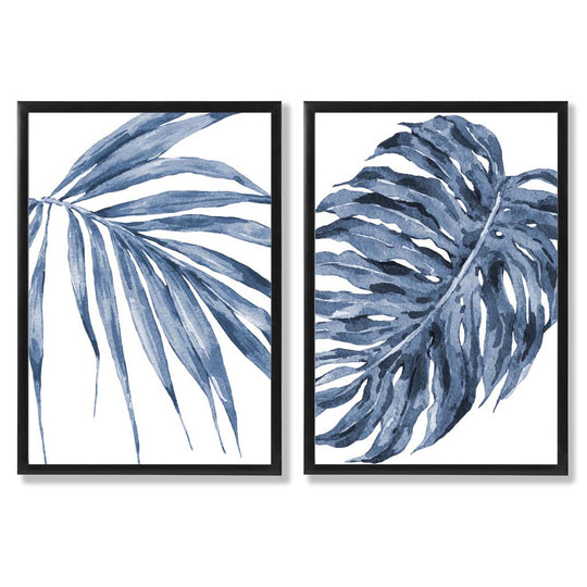 Ensemble d'Impressions d'Art Aquarelle Monstera Papyrus pour Décoration Intérieure 0