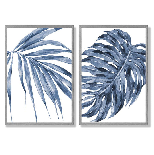 Ensemble d'Impressions d'Art Aquarelle Monstera Papyrus pour Décoration Intérieure 5