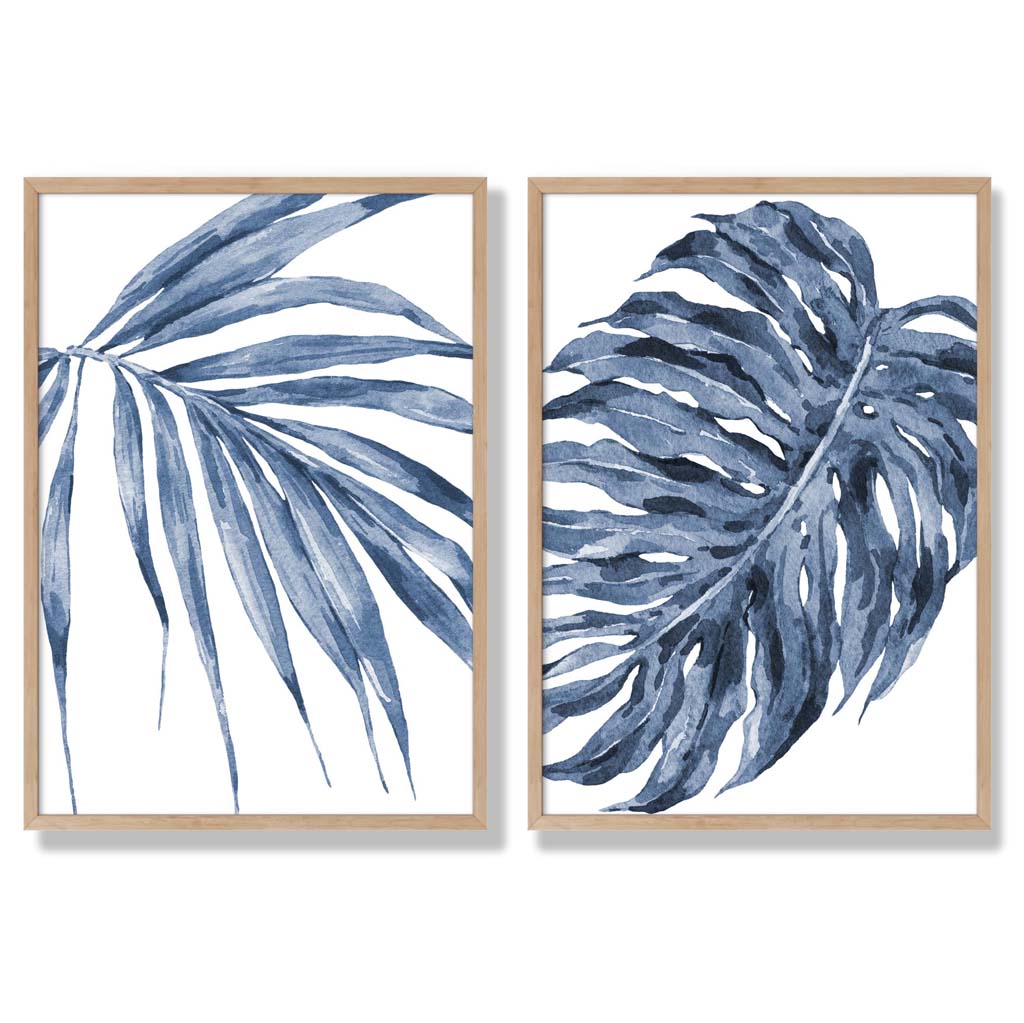 Ensemble d'Impressions d'Art Aquarelle Monstera Papyrus pour Décoration Intérieure 6