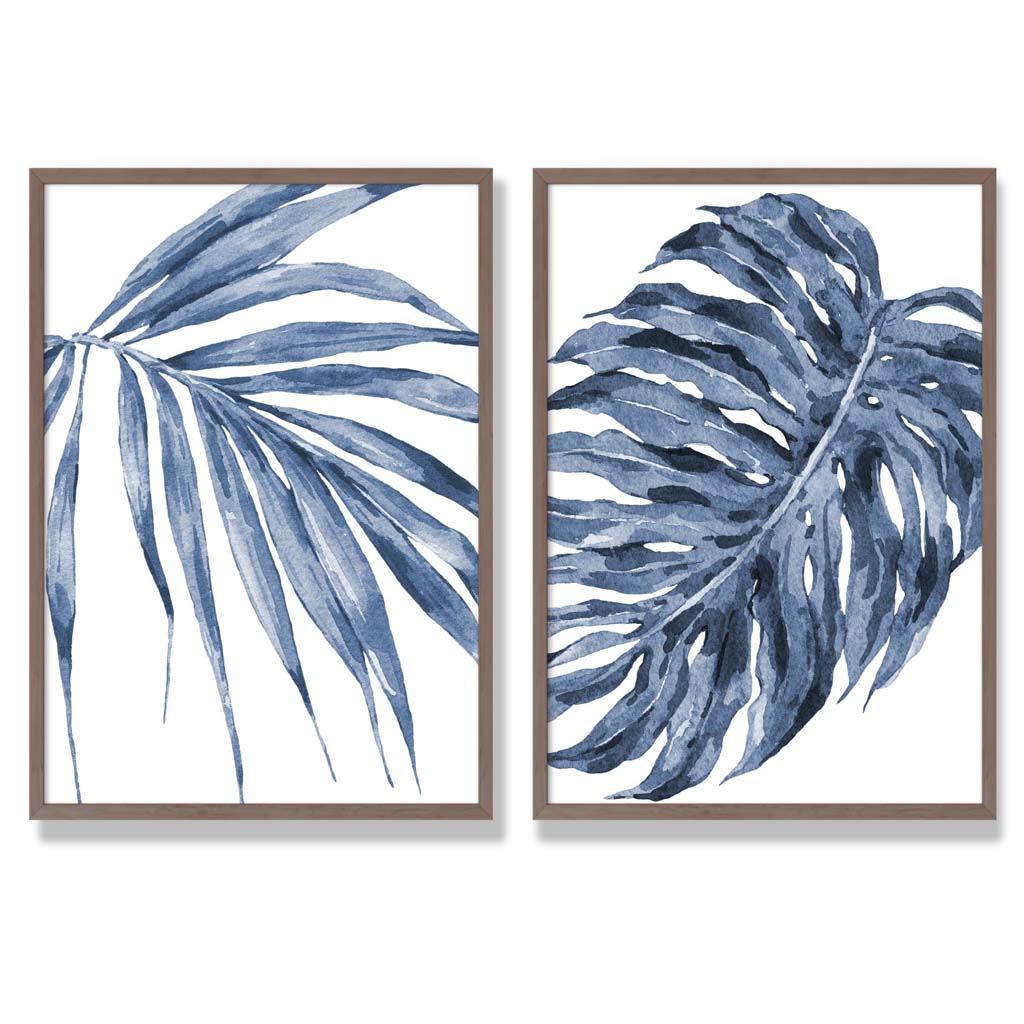 Ensemble d'Impressions d'Art Aquarelle Monstera Papyrus pour Décoration Intérieure 7