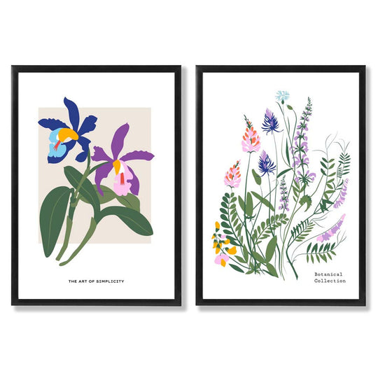 Ensemble d'Impressions d'Art Floral Printanier 0
