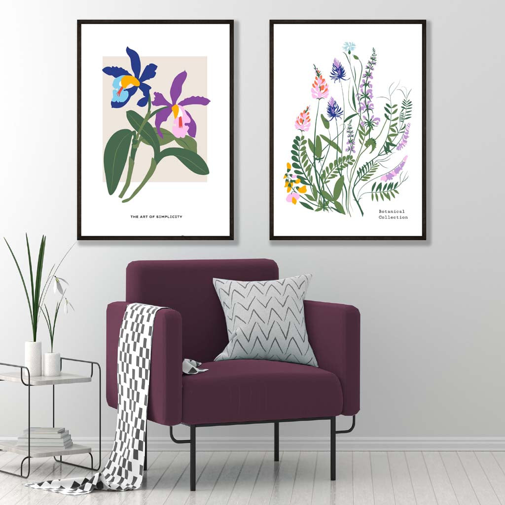 Ensemble d'Impressions d'Art Floral Printanier 1