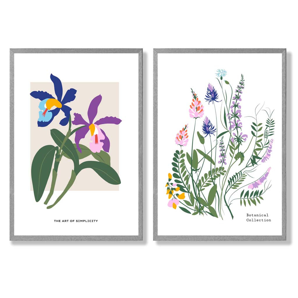 Ensemble d'Impressions d'Art Floral Printanier 5