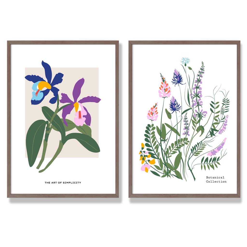 Ensemble d'Impressions d'Art Floral Printanier 7