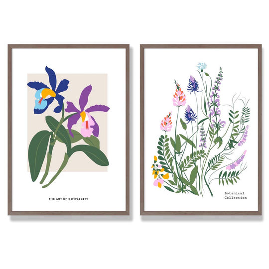 Ensemble d'Impressions d'Art Floral Printanier 7