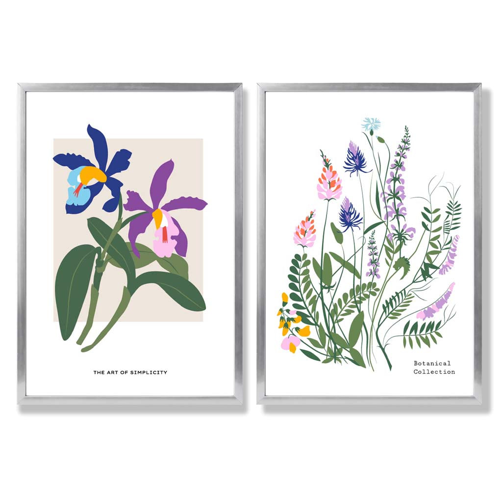 Ensemble d'Impressions d'Art Floral Printanier 9