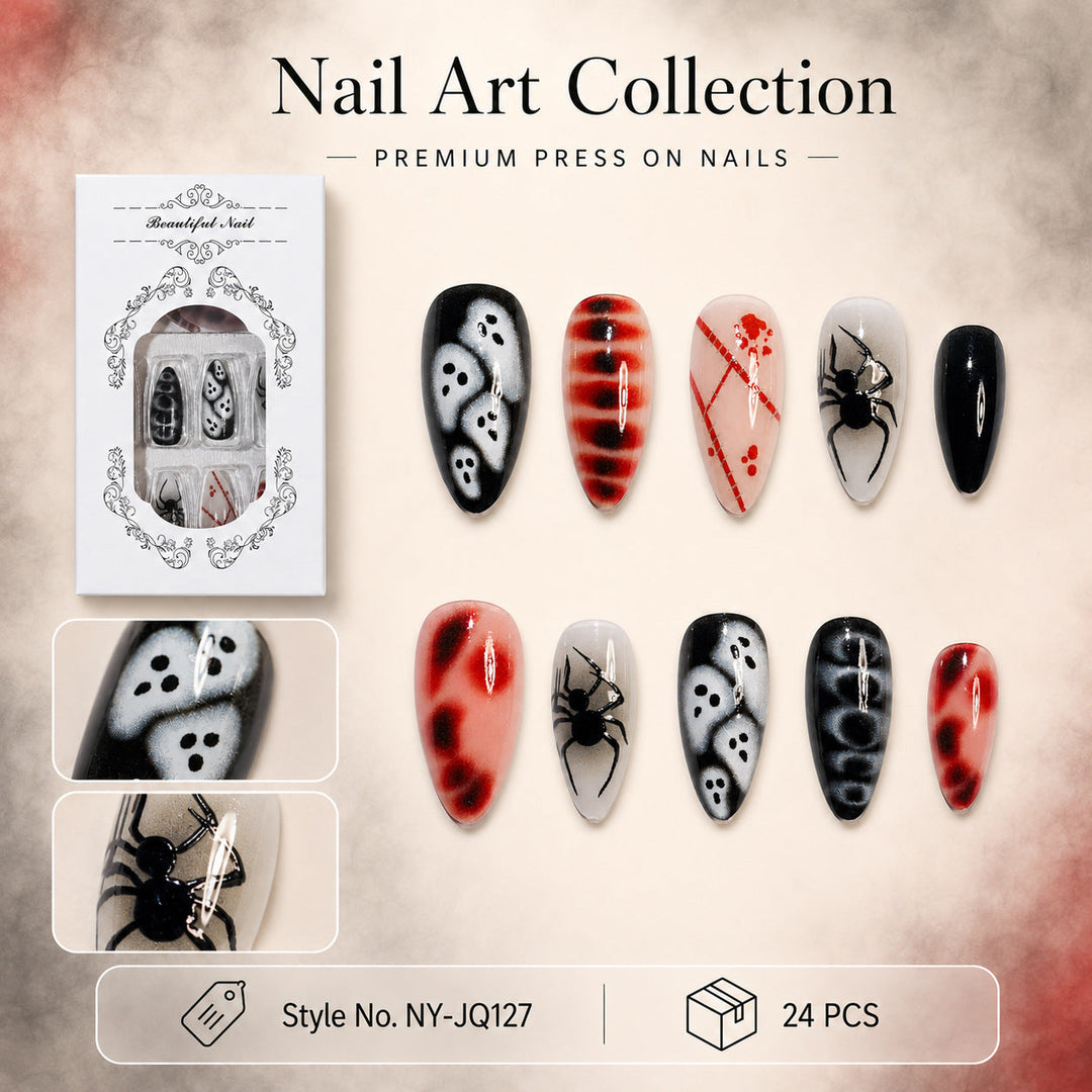 Ensemble d'Ongles Artificiels Créatifs pour Femme 0