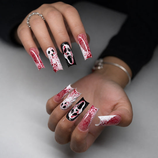 Ensemble d'Ongles Artistiques à Pression Créatif pour Femme 1