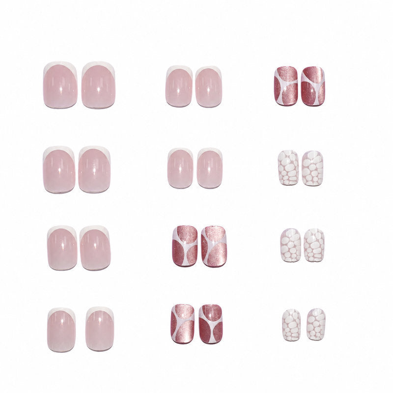 Ensemble d'Ongles à Pression pour Femme Style Artistique Moderne 3