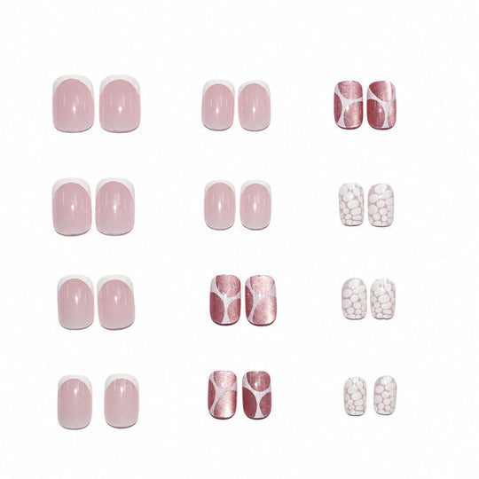 Ensemble d'Ongles à Pression pour Femme Style Artistique Moderne 3