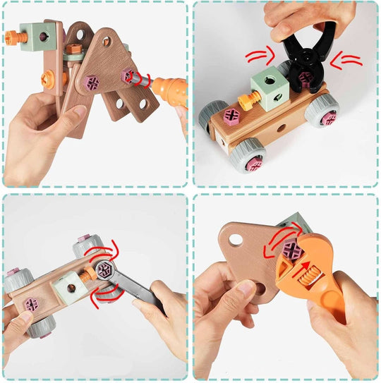 Ensemble d'Outils pour Enfants - Kit de Construction Créatif 3