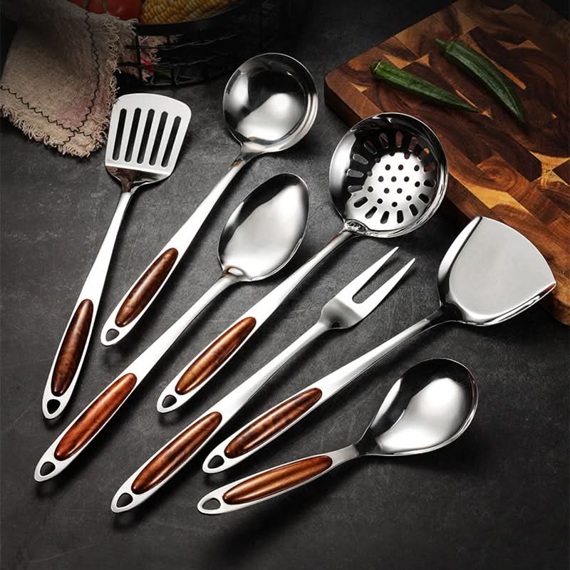 Ensemble d'Ustensiles de Cuisine Pratique et Élégant pour Chefs 1