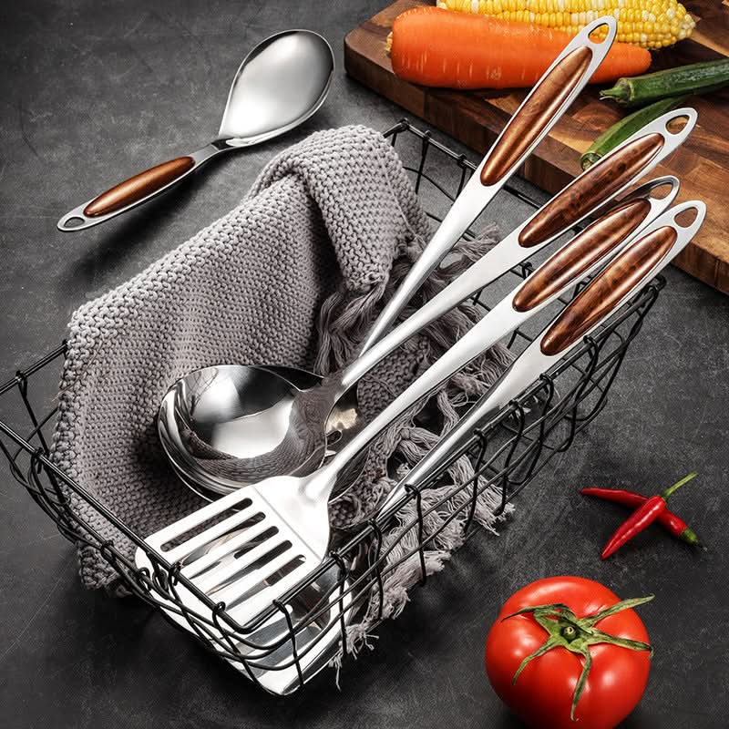 Ensemble d'Ustensiles de Cuisine Pratique et Élégant pour Chefs 3