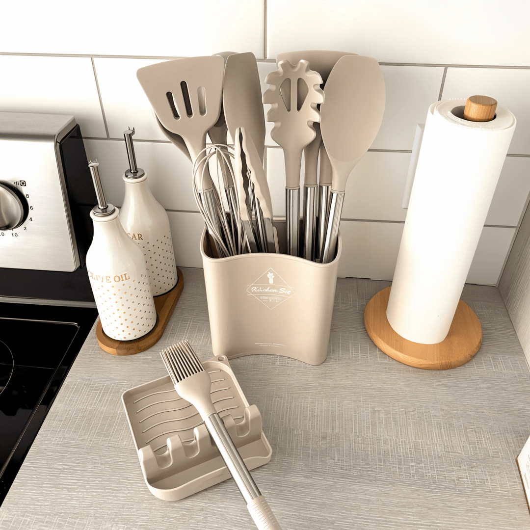 Ensemble d'Ustensiles de Cuisine Pratiques 12 Pièces Accessoires Cuisine 1