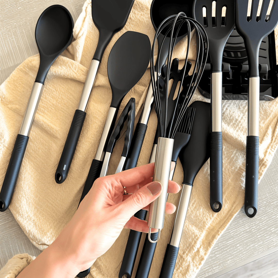 Ensemble d'Ustensiles de Cuisine Pratiques 12 Pièces Accessoires Cuisine 6