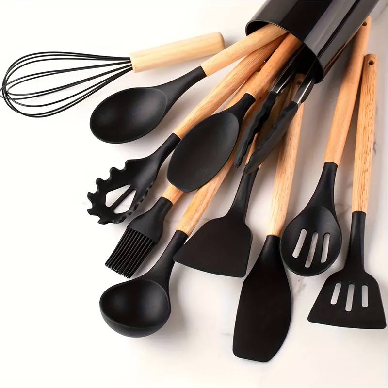 Ensemble d'Ustensiles de Cuisine Pratiques 12 Pièces Ergonomiques 15