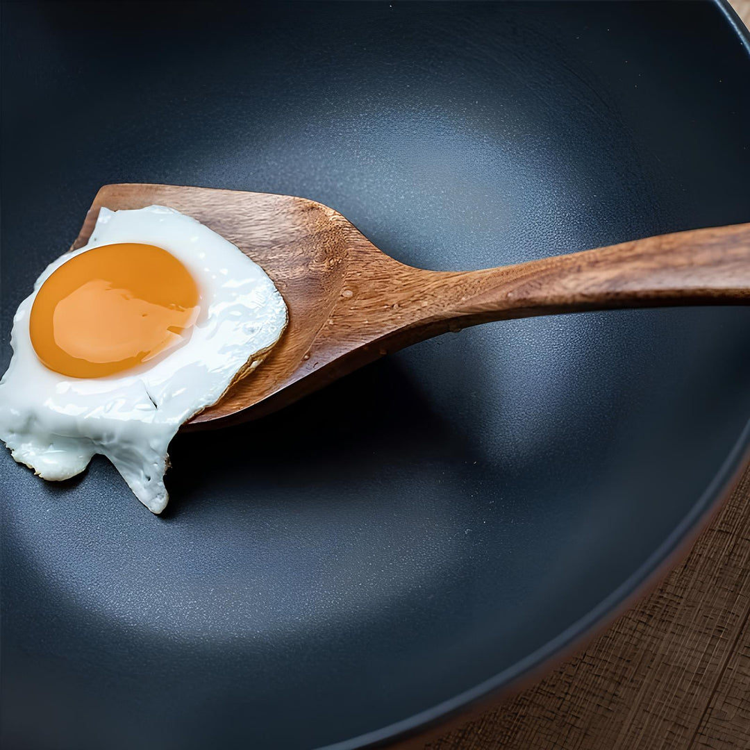 Ensemble d'Ustensiles de Cuisine en Bois Naturel - 5 Pièces Pratiques pour Accessoires Cuisine 1