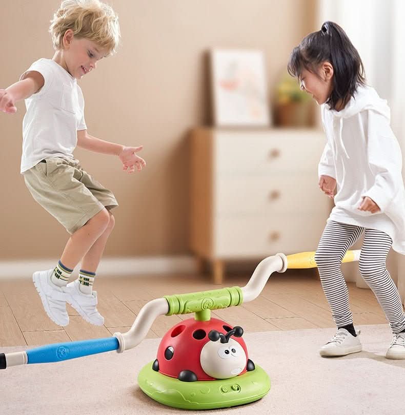 Ensemble d'activités pour enfants 3 en 1 avec corde à sauter et fusée à pédales 0