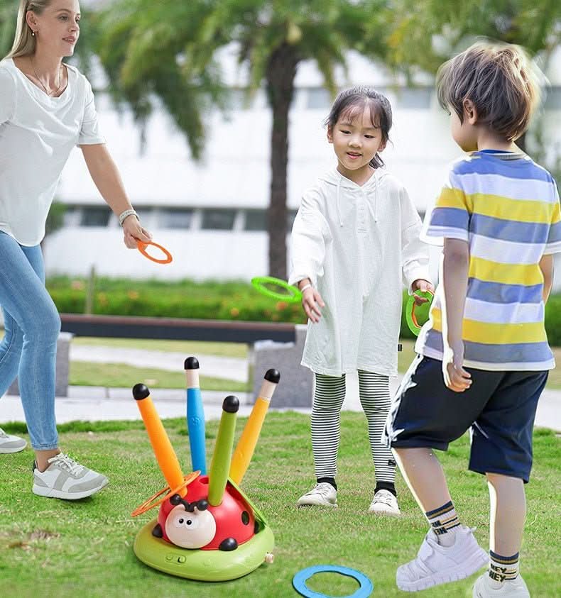Ensemble d'activités pour enfants 3 en 1 avec corde à sauter et fusée à pédales 1