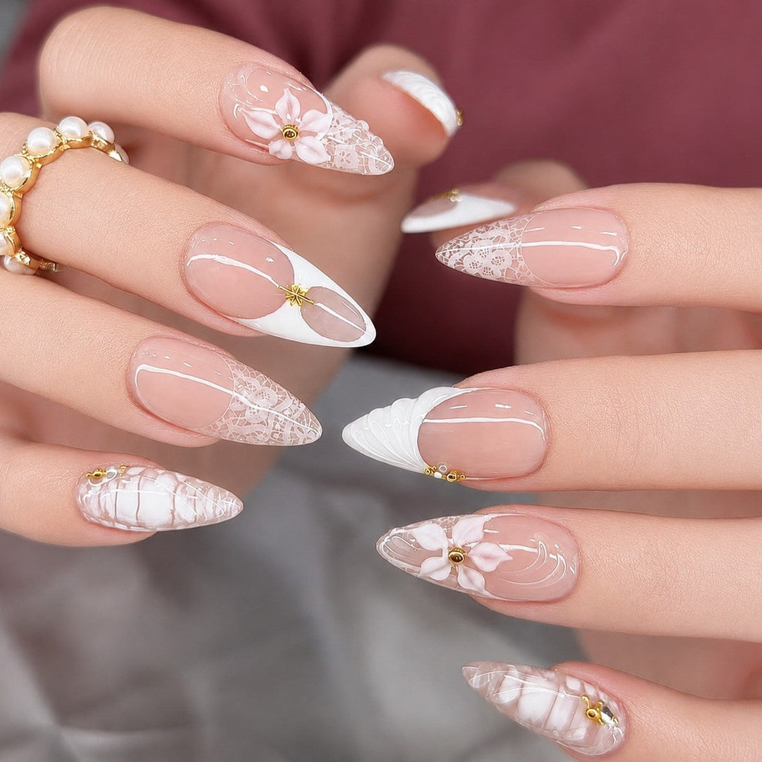 Ensemble d'ongles artificiels pour femmes style moderne 1