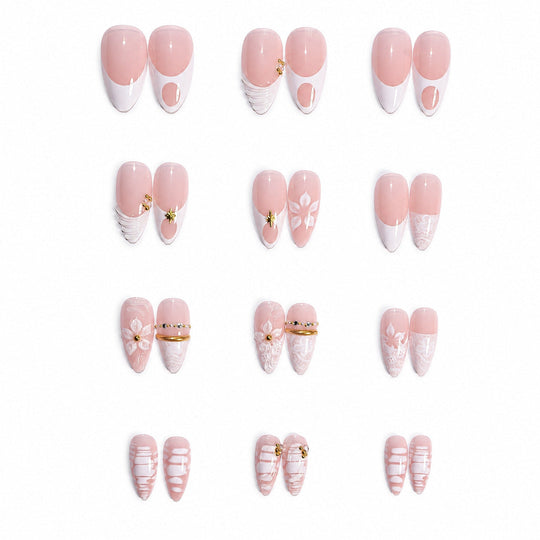 Ensemble d'ongles artificiels pour femmes style moderne 3