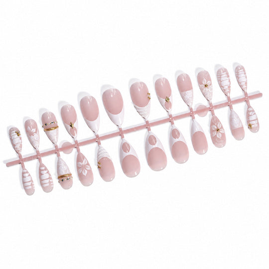 Ensemble d'ongles artificiels pour femmes style moderne 5