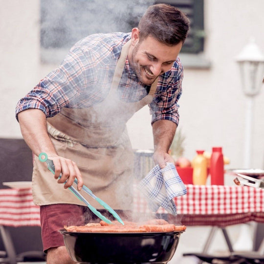 Ensemble de 11 Ustensiles de Cuisine Pratiques avec Poignées en Bois 5