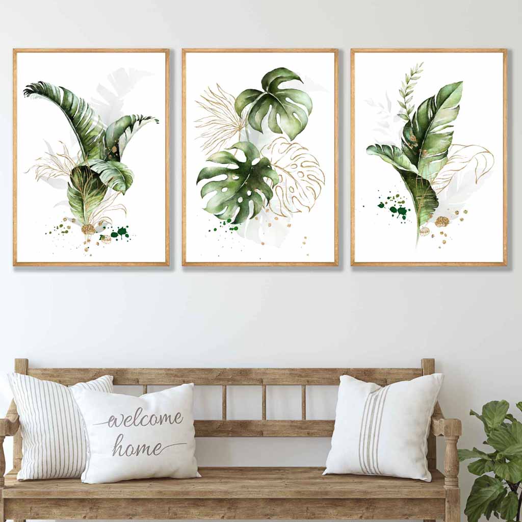 Ensemble de 3 Estampes Murales Florales Modernes 4