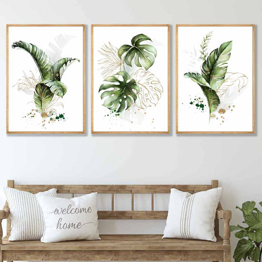 Ensemble de 3 Estampes Murales Florales Modernes 4