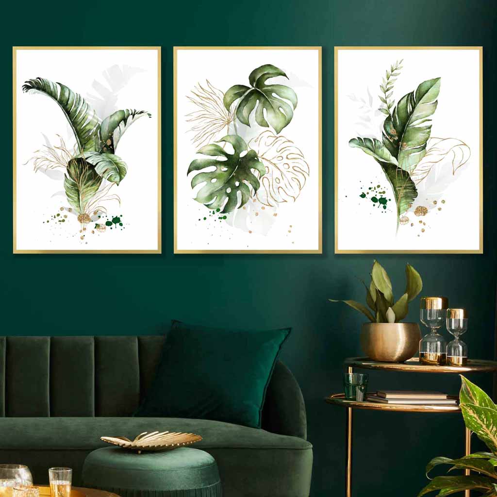 Ensemble de 3 Estampes Murales Florales Modernes 6