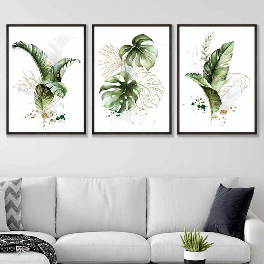 Ensemble de 3 Estampes Murales Florales Modernes 7
