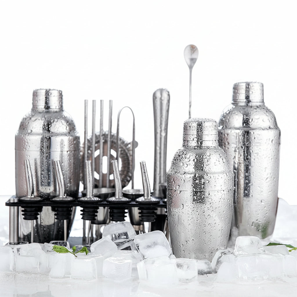 Ensemble de Barman Complet avec Shaker et Accessoires 0