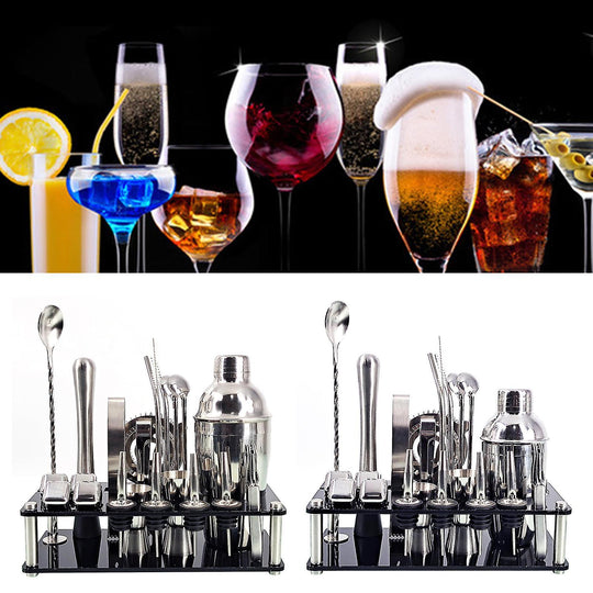 Ensemble de Barman Complet avec Shaker et Accessoires 4