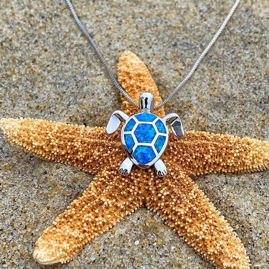 Ensemble de Bijoux Collier et Boucles d'Oreilles Tortue 1