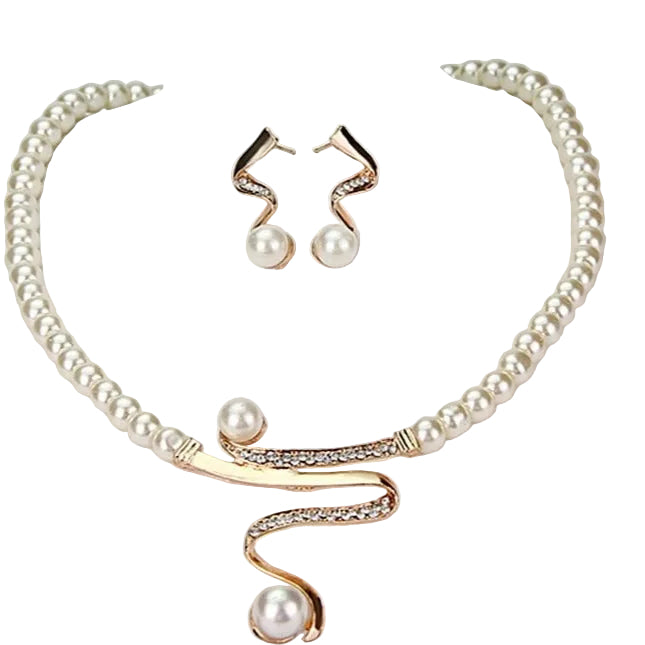 Ensemble de Bijoux Femme Collier et Boucles d'Oreilles 0