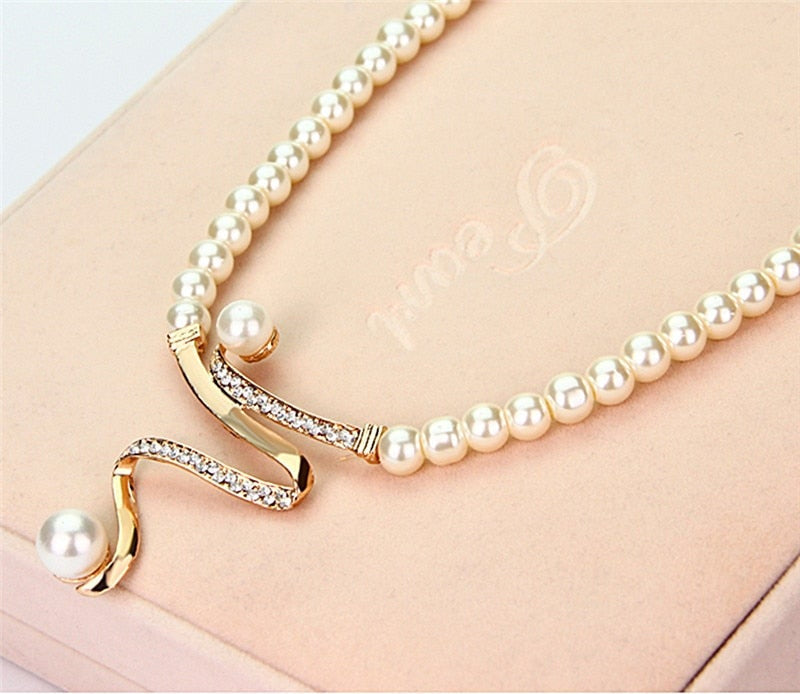 Ensemble de Bijoux Femme Collier et Boucles d'Oreilles 3