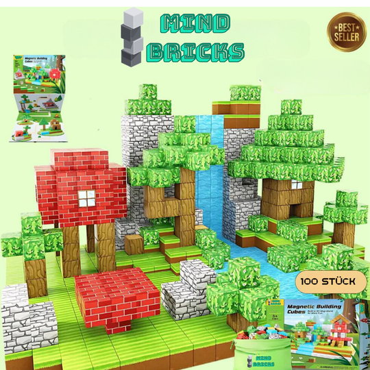 Ensemble de Blocs de Construction Magnétiques pour Enfants - Stimulez la Créativité et l'Apprentissage 2