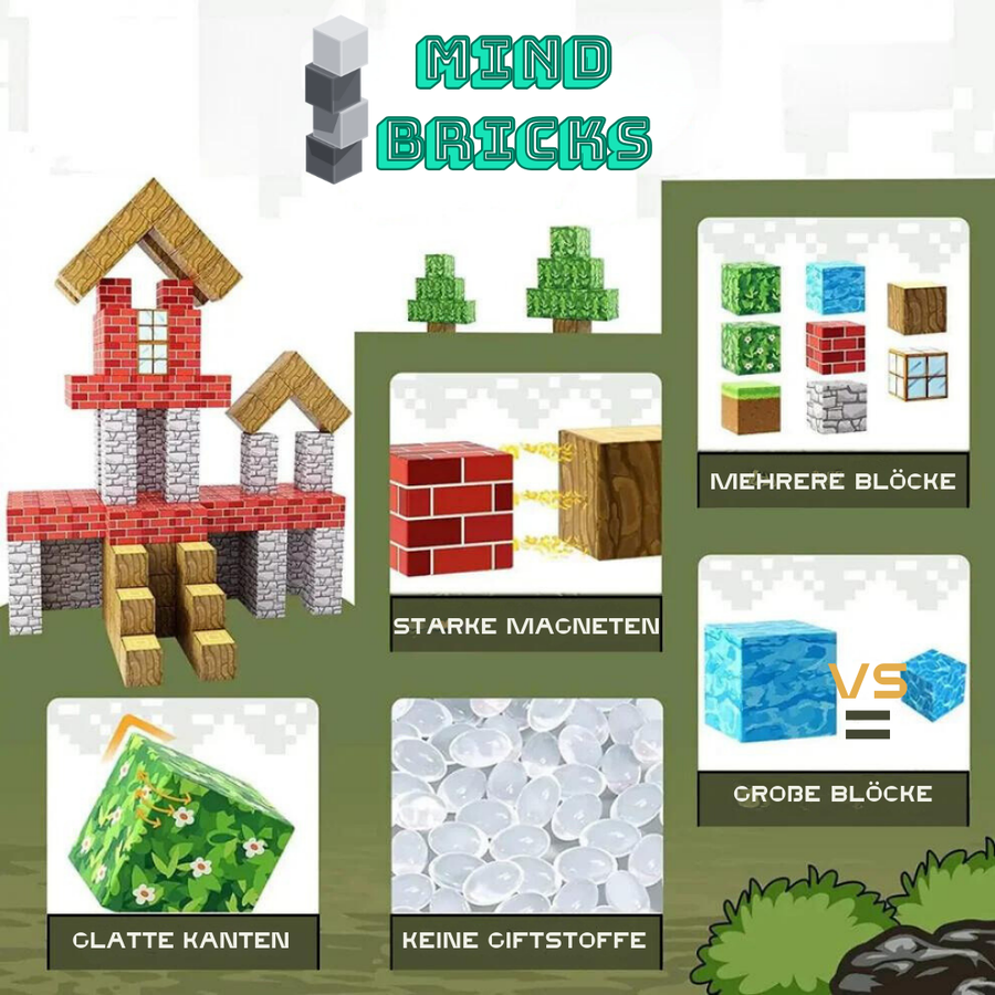 Ensemble de Blocs de Construction Magnétiques pour Enfants - Stimulez la Créativité et l'Apprentissage 4