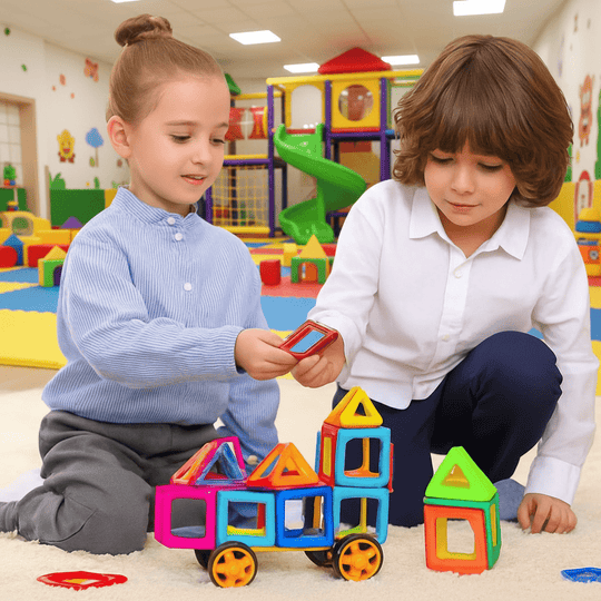 Ensemble de Blocs de Construction Magnétiques pour Enfants 1