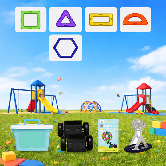 Ensemble de Blocs de Construction Magnétiques pour Enfants 10