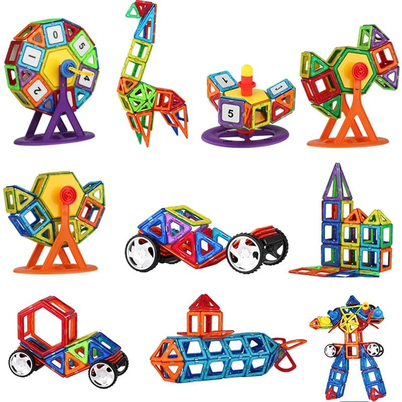 Ensemble de Blocs de Construction Magnétiques pour Enfants 6