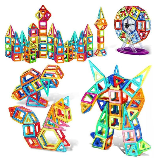 Ensemble de Blocs de Construction Magnétiques pour Enfants 8