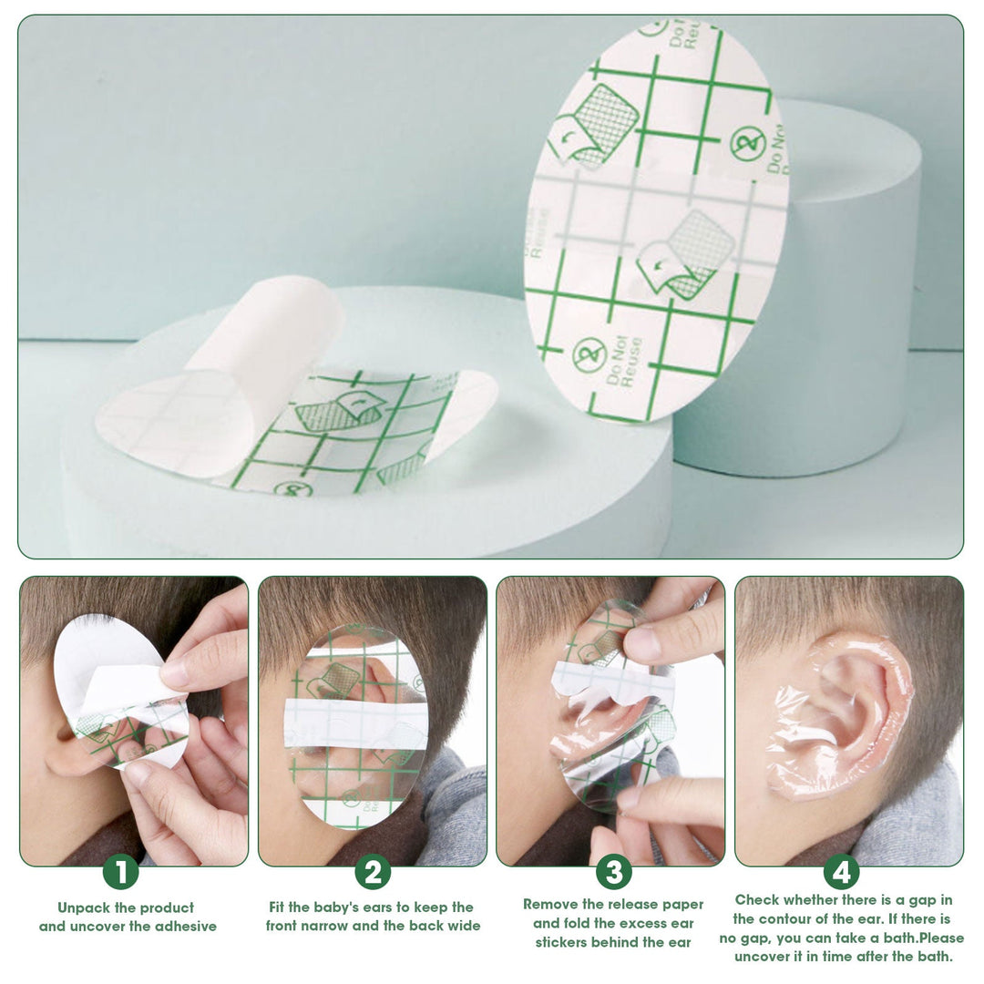 Ensemble de Bouchons d'Oreilles Jetables pour Natation Confortables 1